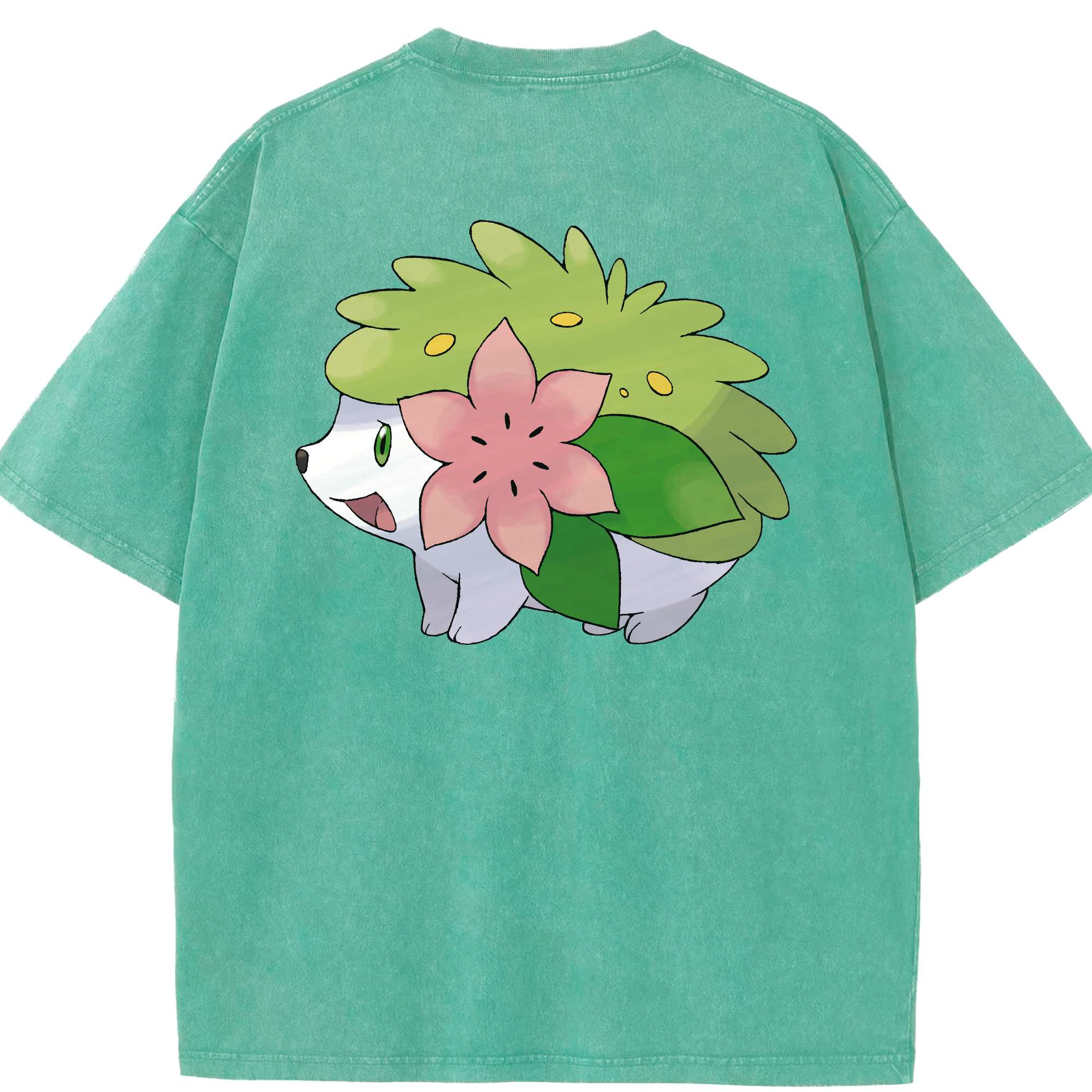 （画像用） ポケットモンスター Pokémon 綿100% ヴィンテージ風 半袖Tシャツ（背面プリント）